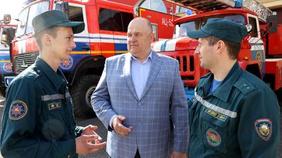Ликвидатор из Витебска Владислав Прокошин передает свой опыт молодым спасателям