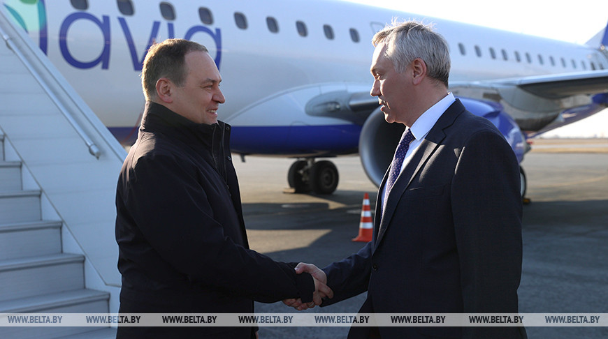 Головченко прибыл с рабочим визитом в Новосибирск