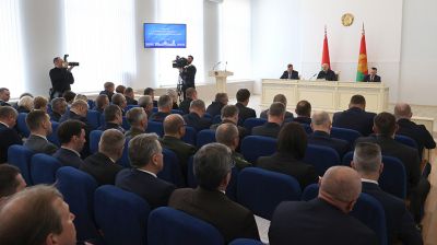Лукашенко провел совещание с активом Гомельской области