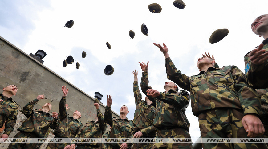 Церемония увольнения в запас военнослужащих срочной службы прошла в Бресте