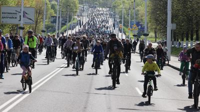 Более 7 тыс. человек приняли участие в велопробеге в Могилеве