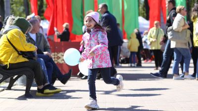 Масштабной площадкой празднования Первомая в Минске стал парк Победы