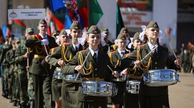 Первый городской слет военно-патриотических клубов открылся в Минске