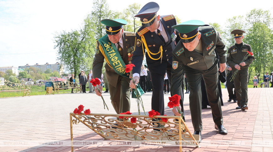 Витебская область приняла эстафету в честь 105-летия со дня образования пограничной службы