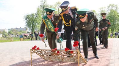 Витебская область приняла эстафету в честь 105-летия со дня образования пограничной службы
