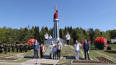 Государственный флаг установили в наивысшей точке Беларуси