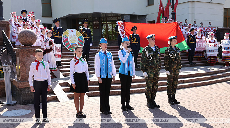 Церемония чествования государственных символов прошла в Витебске