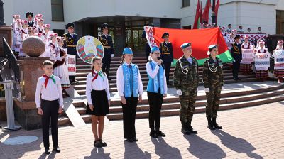 Церемония чествования государственных символов прошла в Витебске