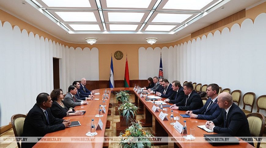 Главы внешнеполитических ведомств Беларуси и Никарагуа провели переговоры в расширенном составе