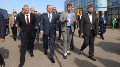 Головченко посетил международный форум камнеобработки