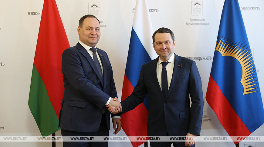 Премьер-министр Беларуси встретился с губернатором Мурманской области