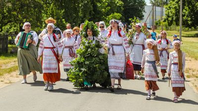 Жители деревни Хмелево Жабинковского района отпраздновали "Сёмуху"