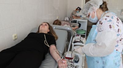 В Витебском областном центре трансфузиологии прошла акция, приуроченная к Всемирному дню донора крови