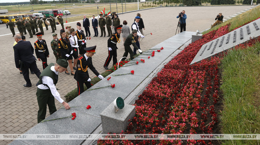 Открытие финала республиканской военно-патриотической игры "Орленок" состоялось на Кургане Славы