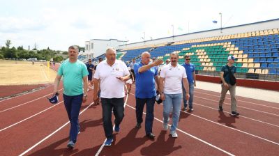 Гости фестиваля "Вытокi" ознакомились со спортивной инфраструктурой Глубокого