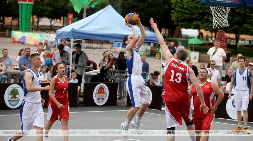Турнир по баскетболу 3х3 собрал в Гродно любительские и команды профи из Беларуси и России
