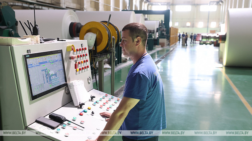 Доля экспорта продукции Добрушской бумажной фабрики "Герой труда" составляет до 80%