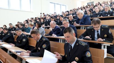 Коллегия Минюста проходит в Центре подготовки кадров МВД