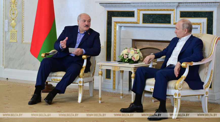 Встреча Лукашенко и Путина состоялась в Санкт-Петербурге