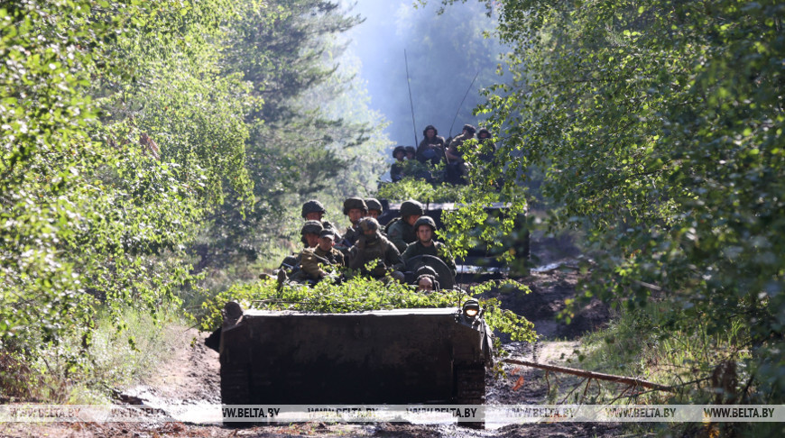 ЧВК "Вагнер" и военнослужащие белорусской мехбригады провели совместную тренировку