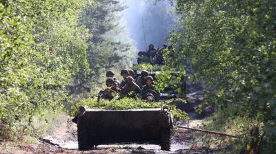 ЧВК "Вагнер" и военнослужащие белорусской мехбригады провели совместную тренировку