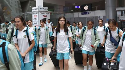 Спортсмены из Узбекистана прибыли на II Игры стран СНГ