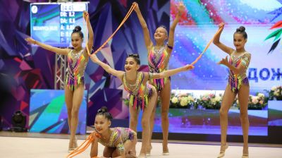 Соревнования по художественной гимнастике стартовали в Минске
