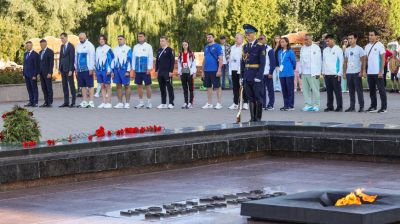Спортсмены посетили мемориальный комплекс "Брестская крепость-герой"