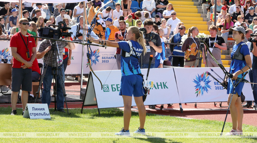 Белорусские лучники завоевали два серебра в командном турнире II Игр стран СНГ