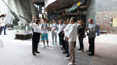 Спортсмены из России, Таджикистана и Узбекистана посетили музей ВОВ