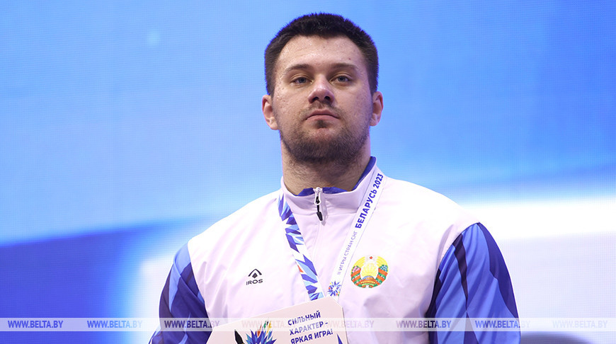 Белорусский тяжелоатлет Евгений Тихонцов завоевал серебро II Игр стран СНГ