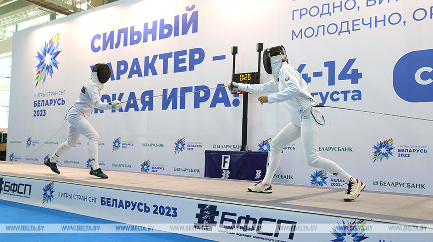 Финальные соревнования по современному пятиборью среди девушек проходят в Минске