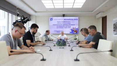 Пресс-конференция об итогах выступления национальной команды по пляжному футболу прошла в БГУФК