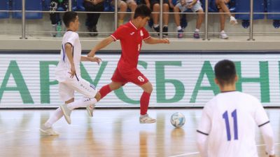 Матч по мини-футболу между сборными Кыргызстана и Узбекистана состоялся на II Играх стран СНГ