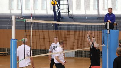 Волейбольный матч между журналистами России и Беларуси состоялся в Минске