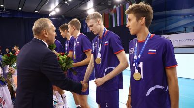 Сборная России по волейболу - победитель II Игр стран СНГ