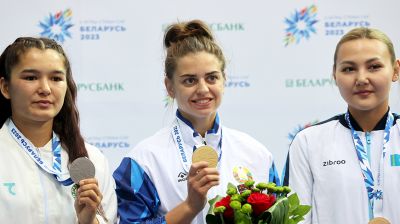 Белорусская самбистка Даниэла Ждан завоевала золото II Игр стран СНГ
