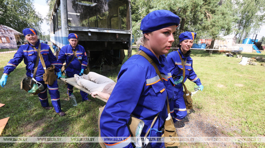 Республиканские соревнования санитарных дружин гражданской обороны прошли в Могилеве
