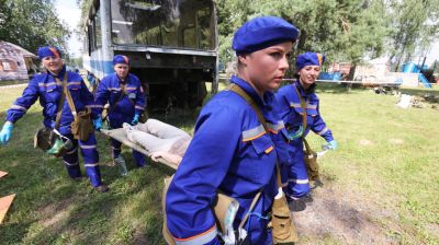 Республиканские соревнования санитарных дружин гражданской обороны прошли в Могилеве