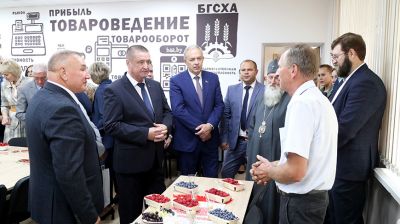 Сергеенко посетил Белорусскую сельскохозяйственную академию в Горках