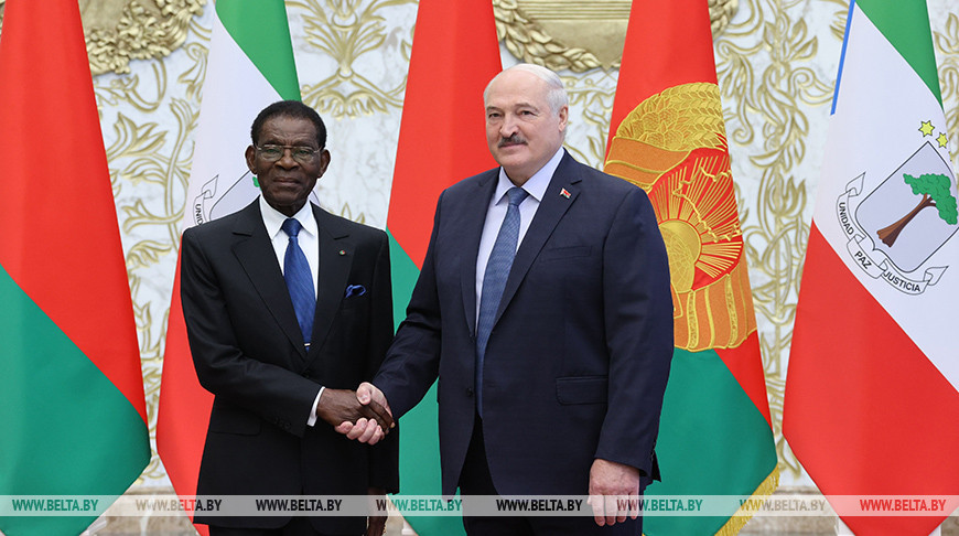 Александр Лукашенко провел переговоры с Президентом Экваториальной Гвинеи