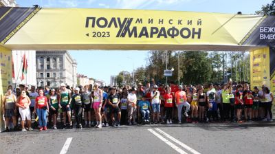 В Минском полумарафоне приняли участие 15 тыс. человек