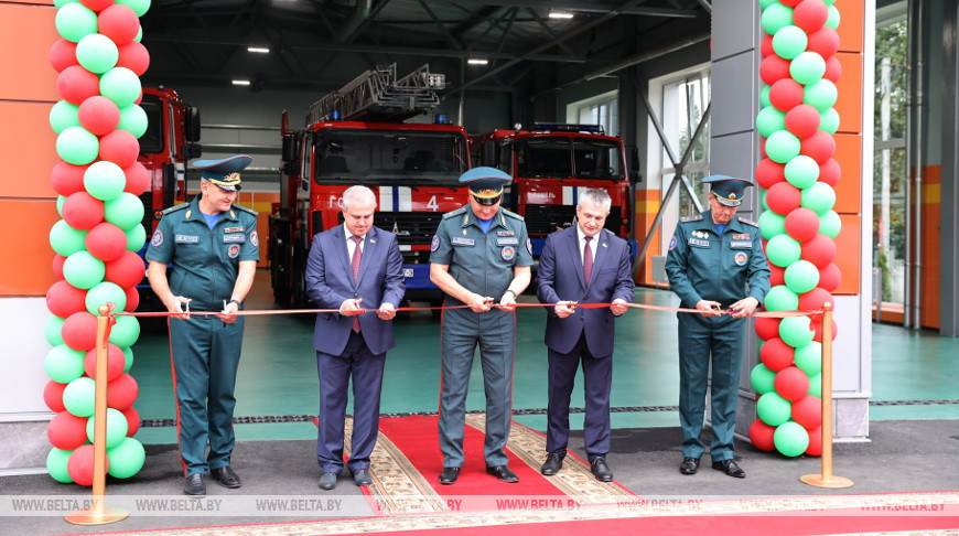 Обновленную пожарную аварийно-спасательную часть открыли в Гомеле после масштабной реконструкции
