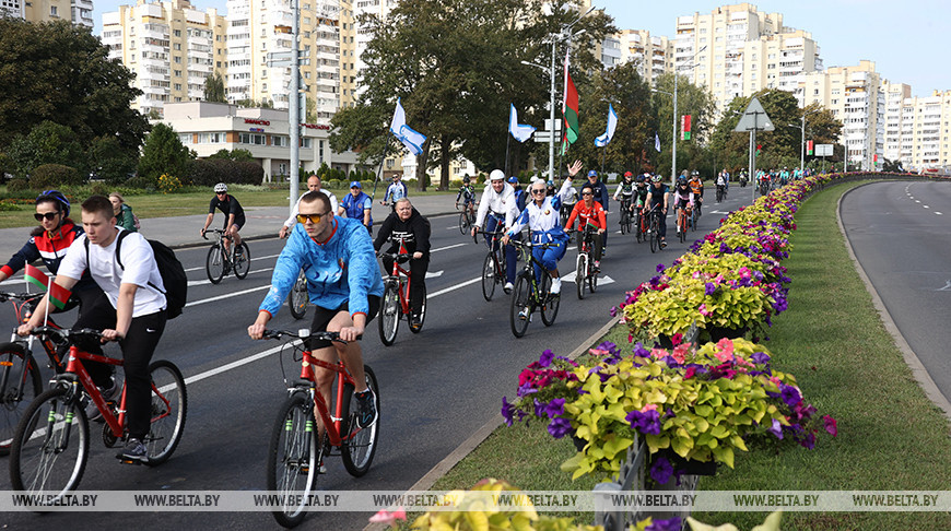 Республиканский велопробег ко Дню народного единства состоялся в Минске