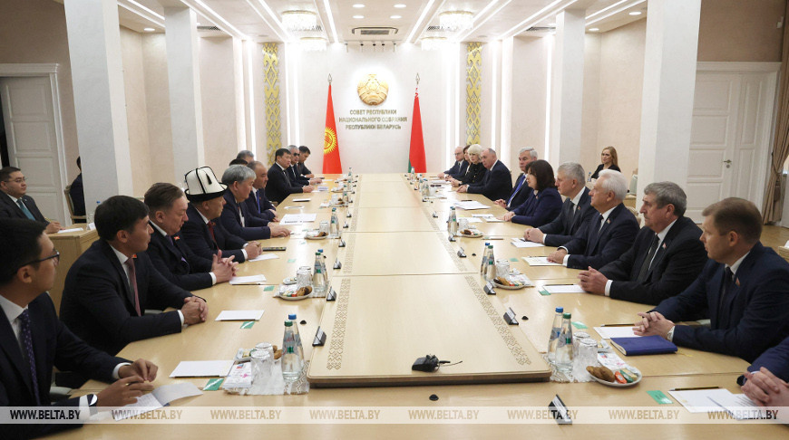 Кочанова и Андрейченко встретились с парламентской делегацией Кыргызстана