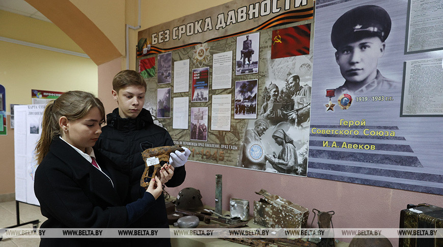 Лиозненской школе присвоили имя Героя Советского Союза Ивана Авекова
