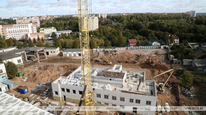 В Могилеве идет масштабная реконструкция горбольницы скорой медицинской помощи