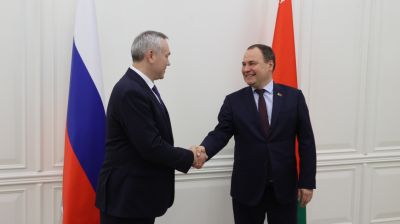 Головченко провел встречу с губернатором Новосибирской области