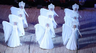 Государственный академический Сибирский русский народный хор выступил на сцене Белгосфилармонии