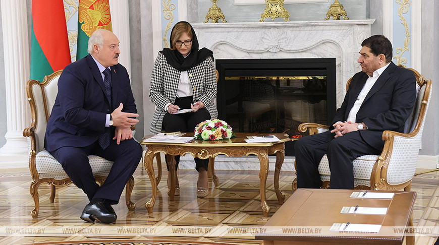 Лукашенко провел встречу с первым вице-президентом Ирана